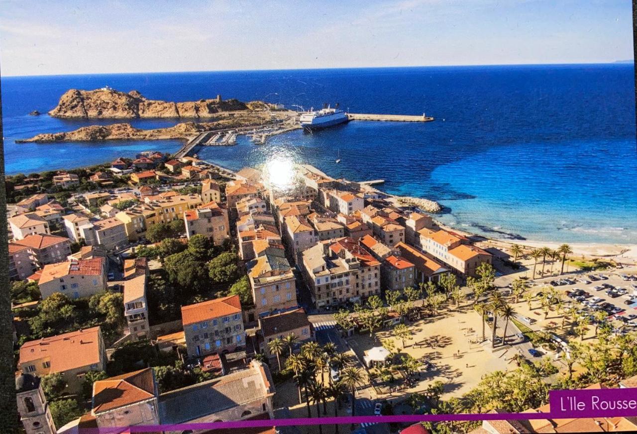 Appartement T4 Tres Bien Situe Et Climatise LʼÎle-Rousse 外观 照片